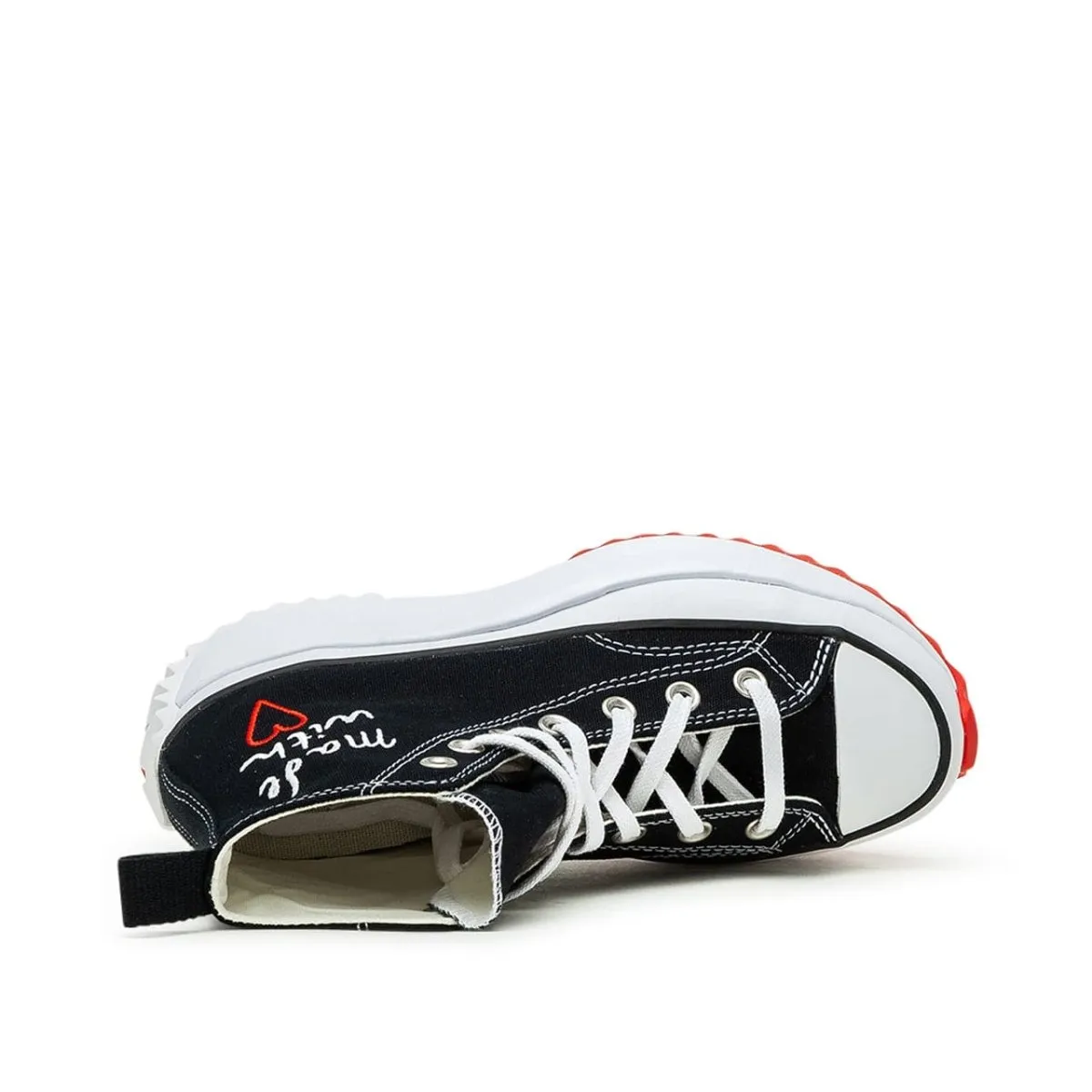 Converse Run Star Hike High (Black / White / Red)