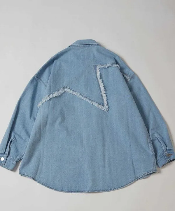 CONVERSE  |Star Casual Style Unisex Denim Street Style Long Sleeves