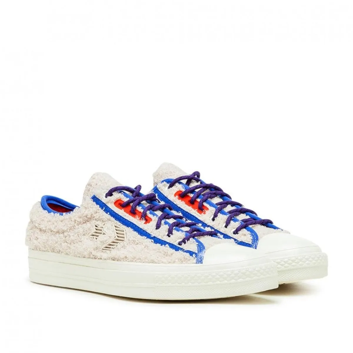 Converse Star Player OX 'Retro Sherpa' (Cream / Blue)