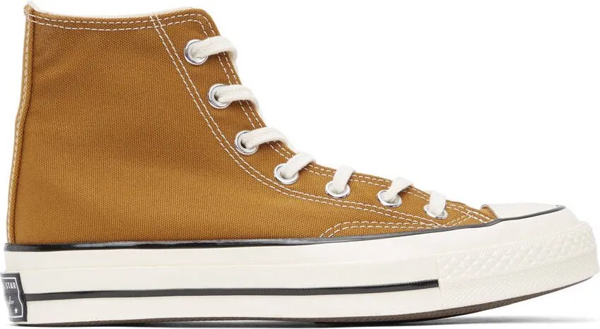 Converse Tan Chuck 70 Hi Sneakers