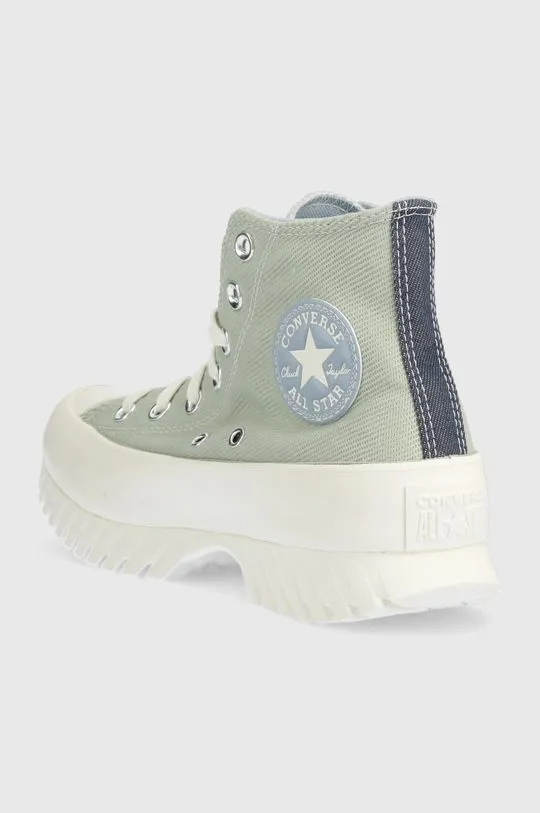 Converse trainers Chuck Taylor All Star Lugged 2.0 HI women's green color A03809C