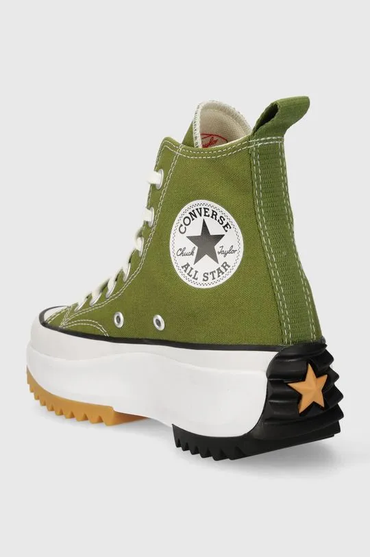 Converse trainers Run Star Hike women's green color A05700C