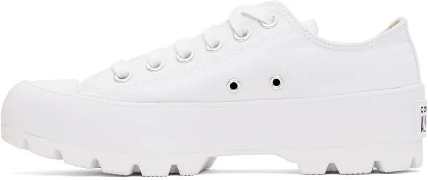 Converse White Chuck Taylor All Star Lugged OX Low Sneakers