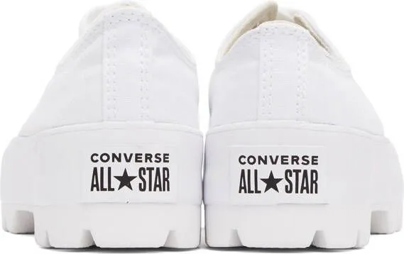 Converse White Chuck Taylor All Star Lugged OX Low Sneakers