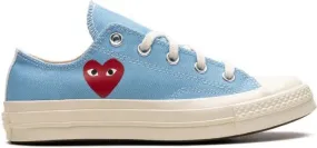 Converse x CDG Chuck 70 OX AC Bright Blue sneakers