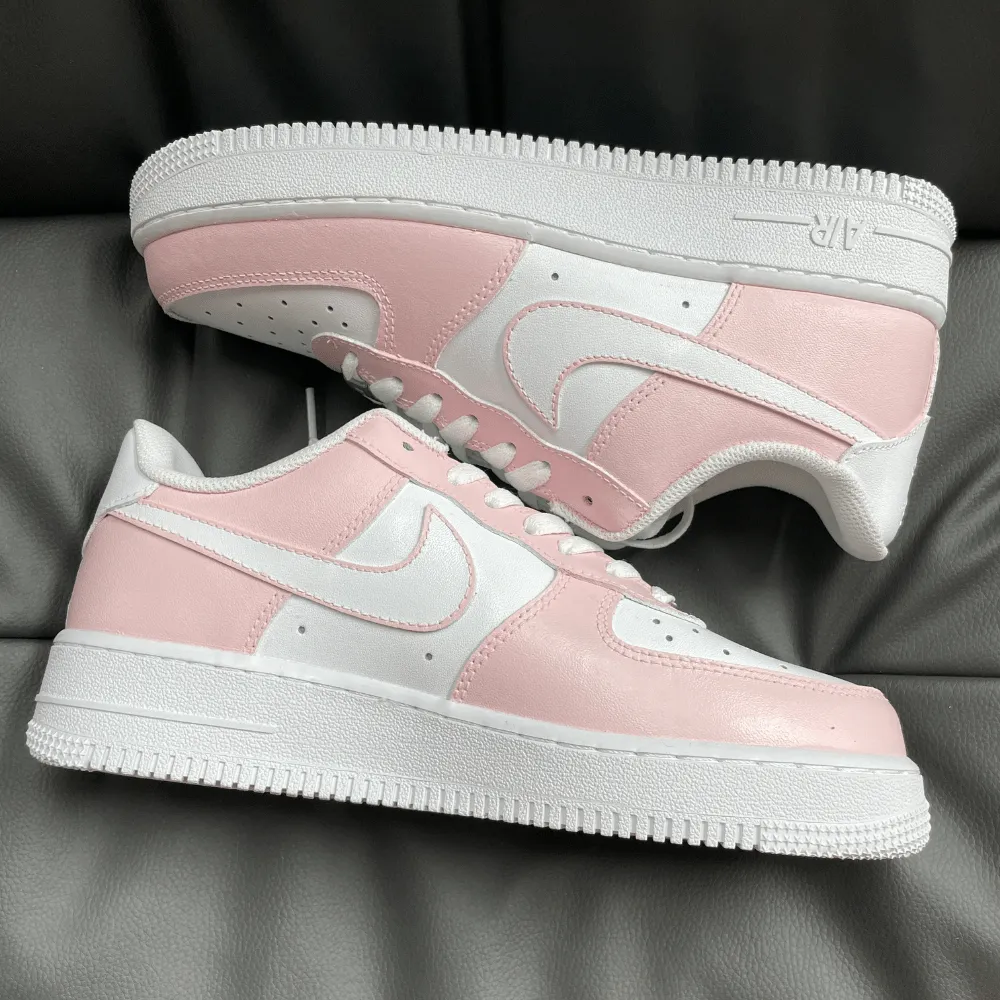 Custom Nike Air Force 1 Barely Rose