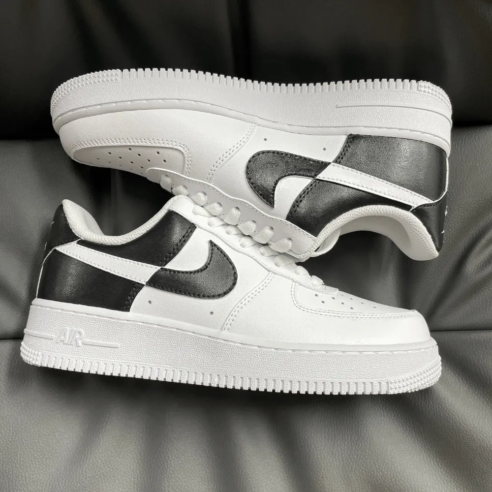 Custom Nike Air Force 1 Black White