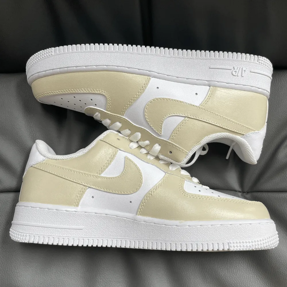 Custom Nike Air Force 1 Cream