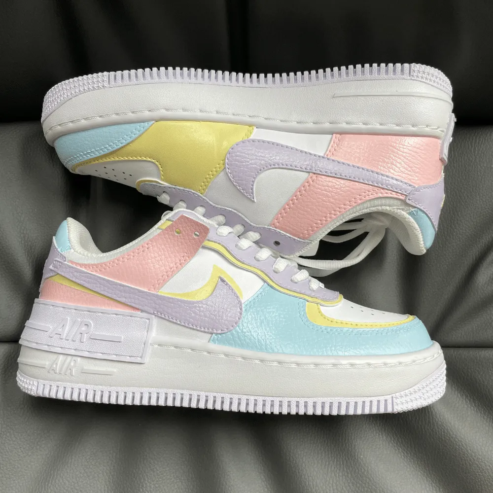 Custom Nike Air Force 1 Shadow Pastel Colour