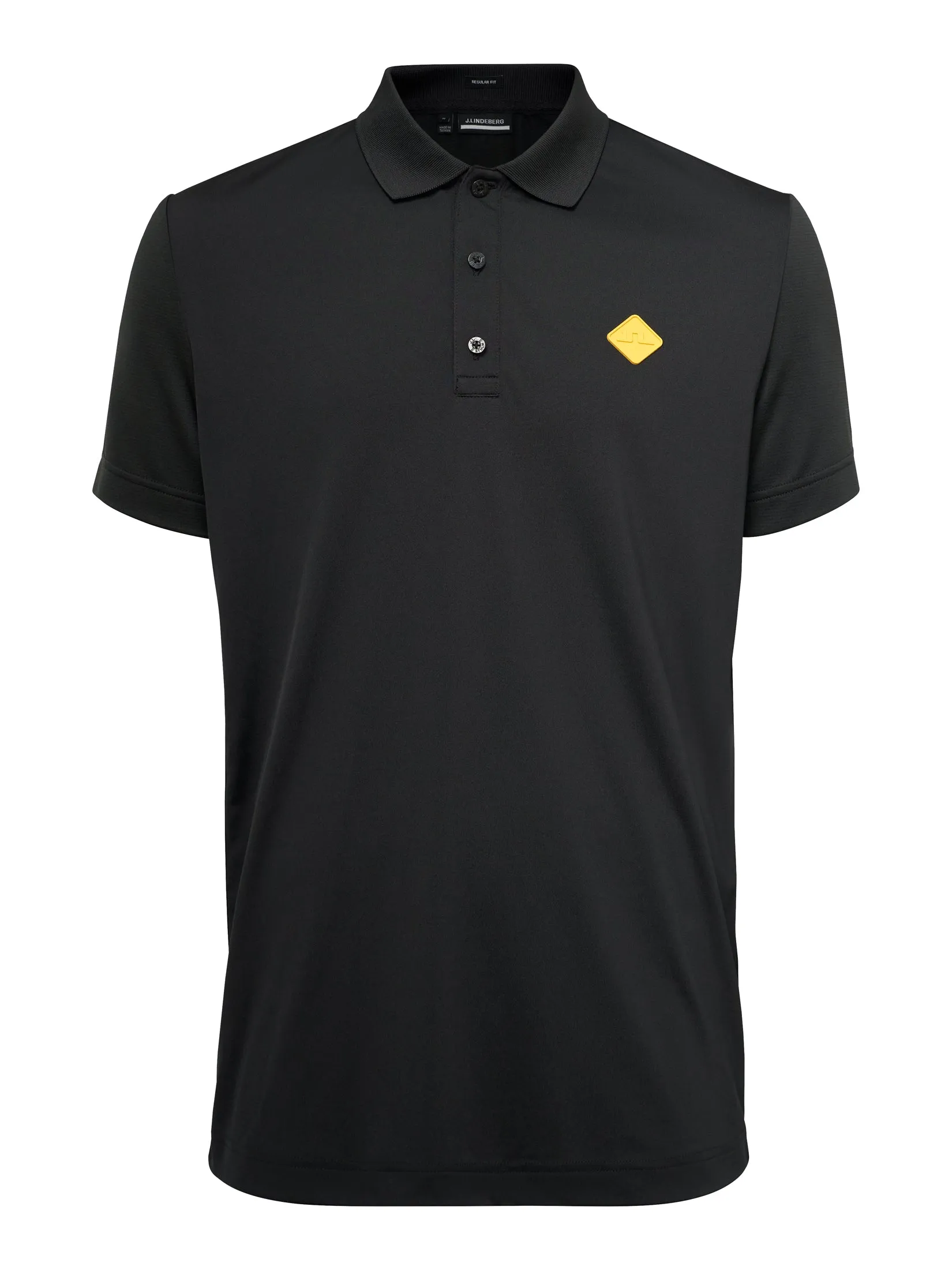 Diamond Regular Fit Polo / Black