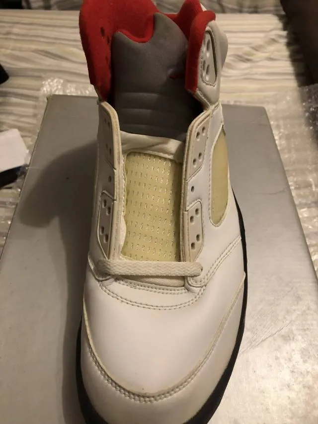 Ds 1999 nike air jordan 5 - fire red