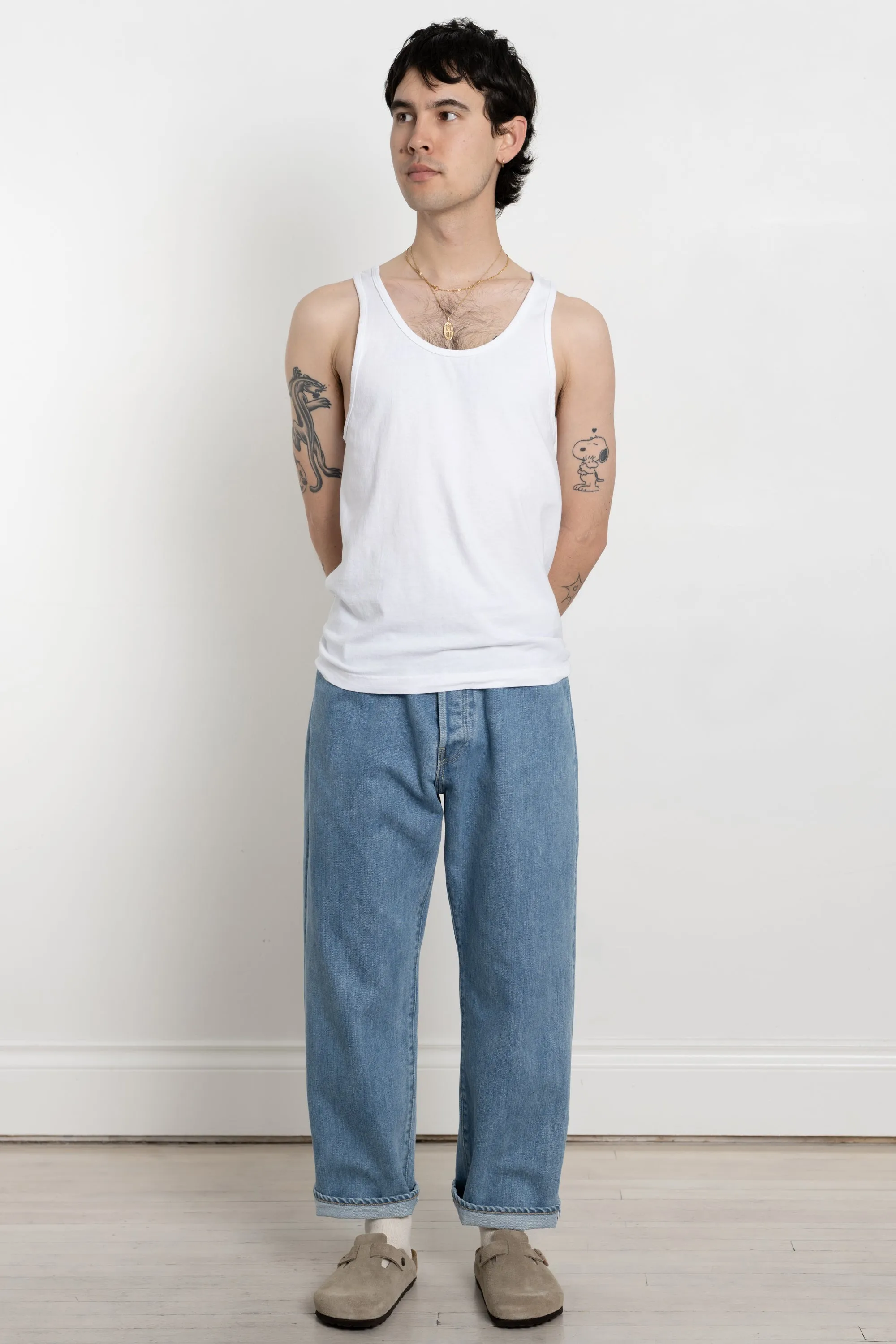 Garment Dyed Tank White