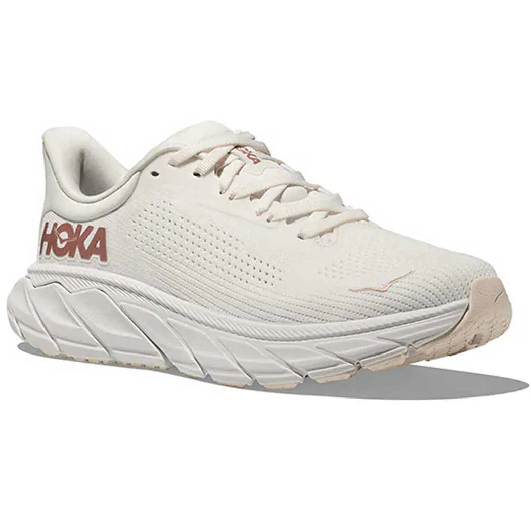 HOKA Arahi 7 Runner Blanc de Balnc/ Rose Gold (Women's)