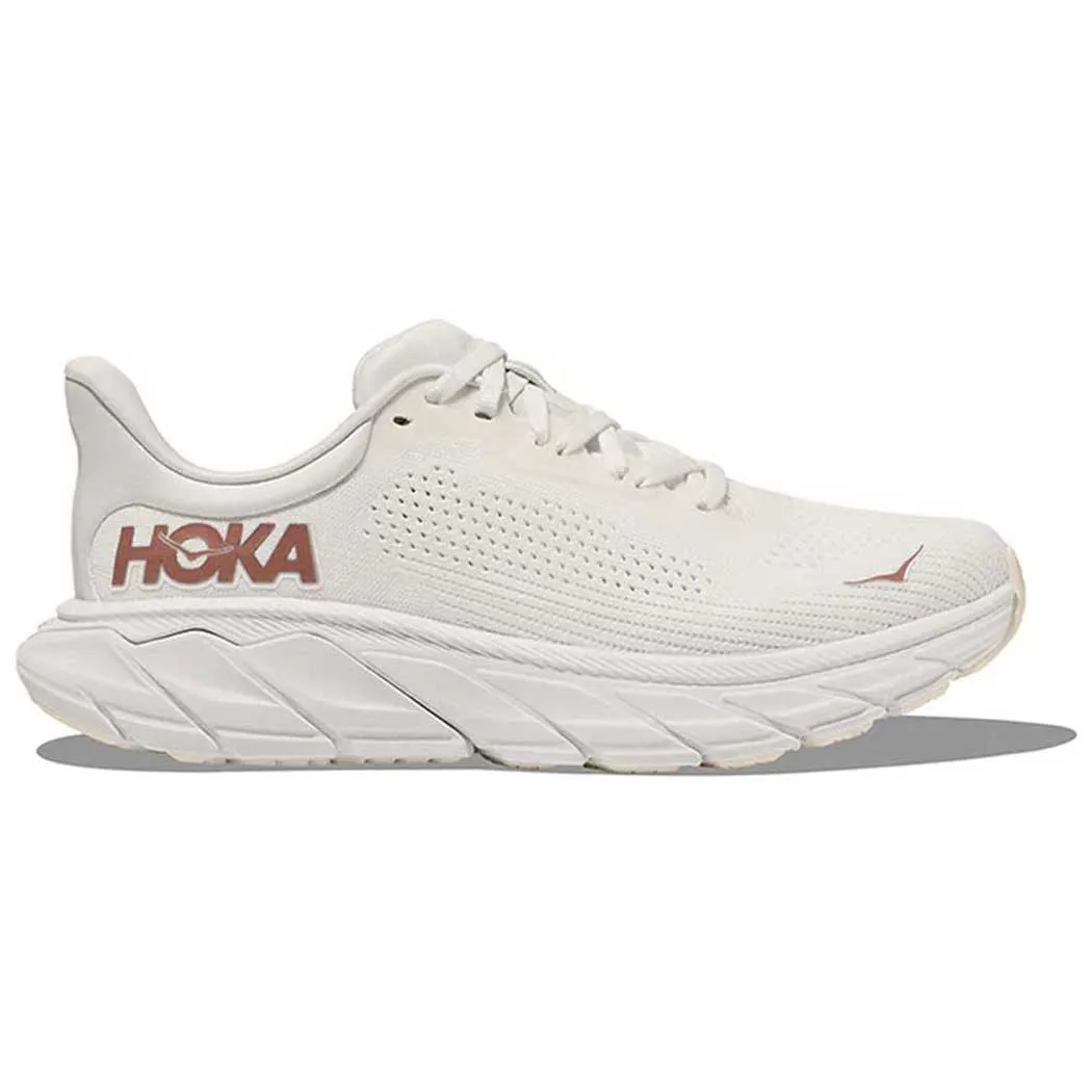 HOKA Arahi 7 Runner Blanc de Balnc/ Rose Gold (Women's)