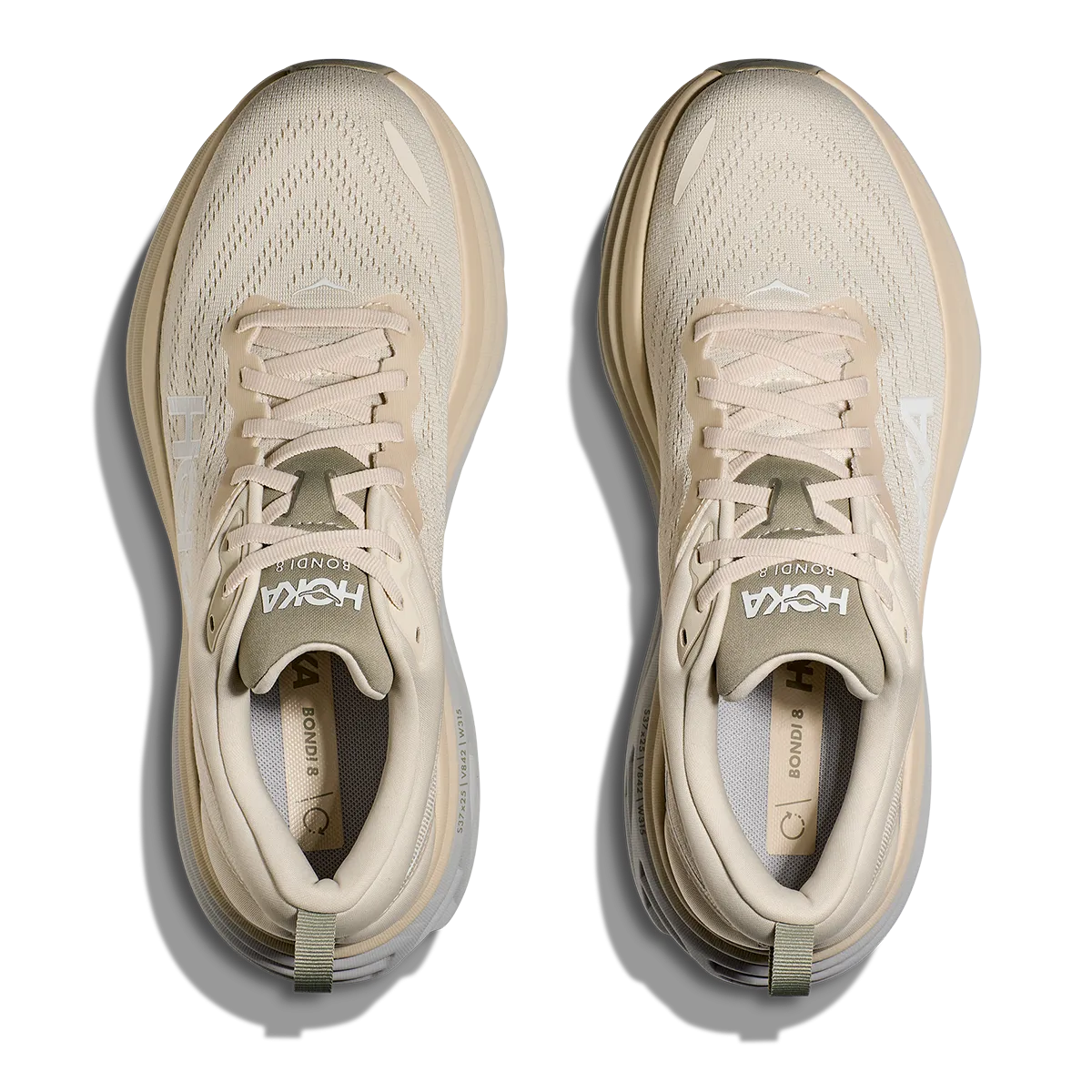 Hoka Bondi 8 - Oat Milk - Barley