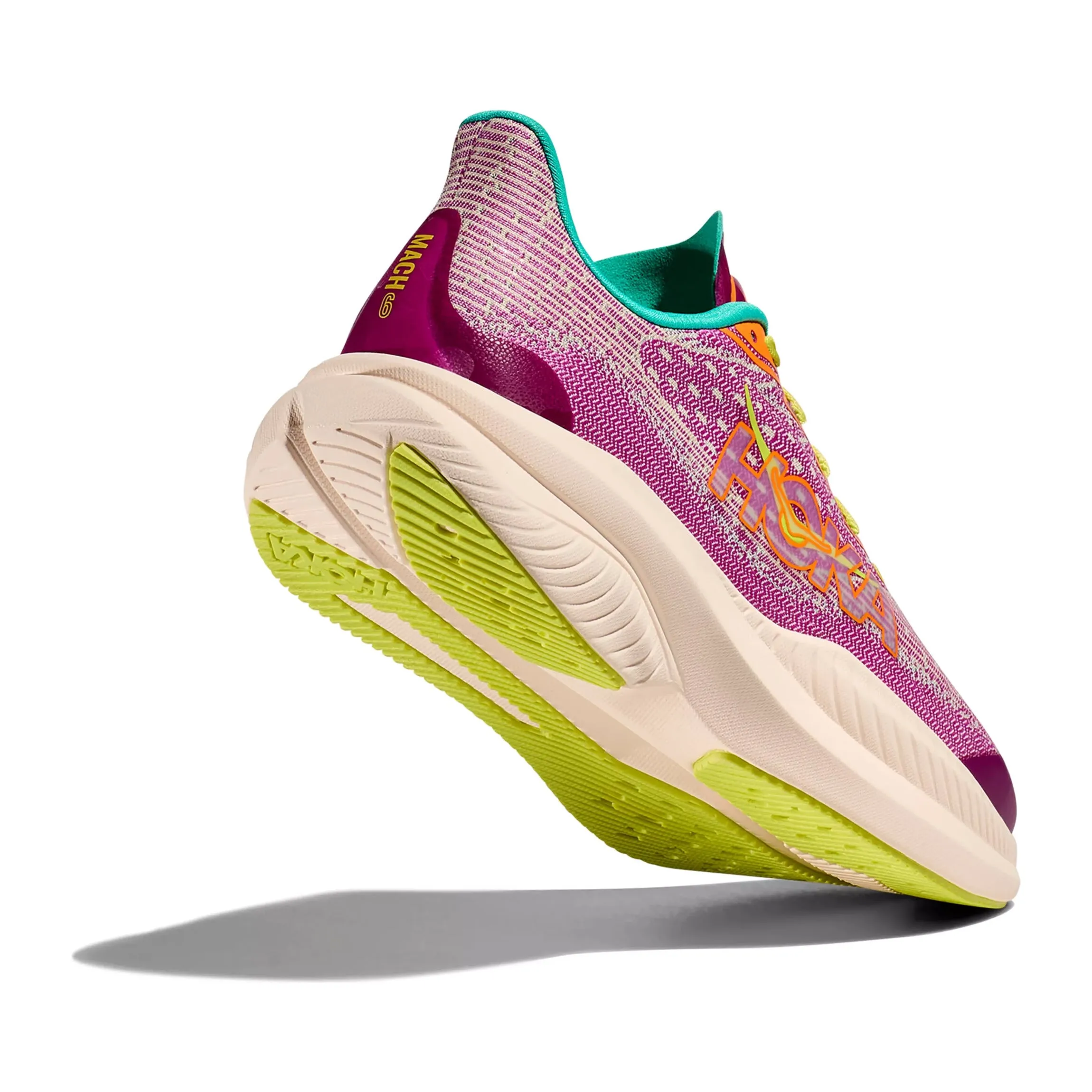 HOKA MACH 6 YOUTH FUCHSIA/ELECTRIC AQUA - KIDS