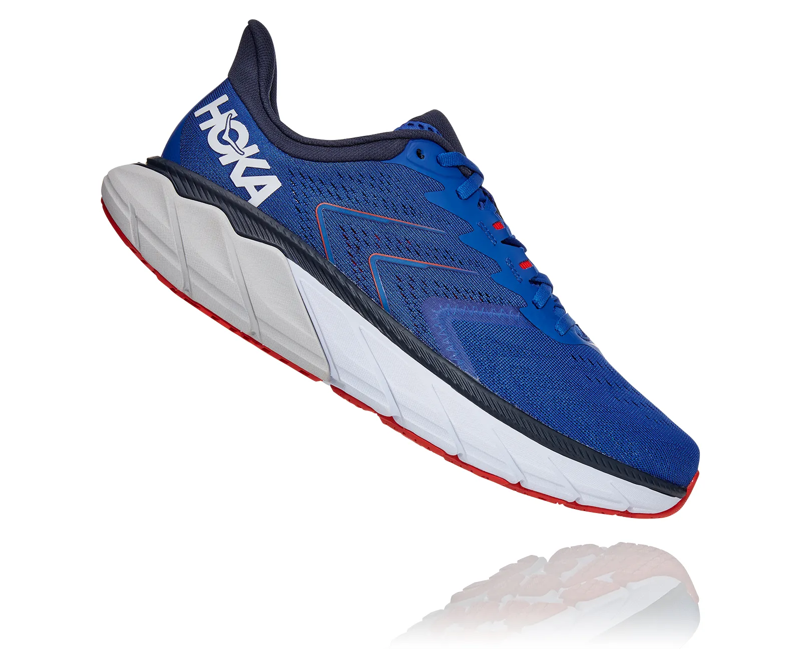 Hoka Mens Arahi 5 **Wide Width**- Blue/White