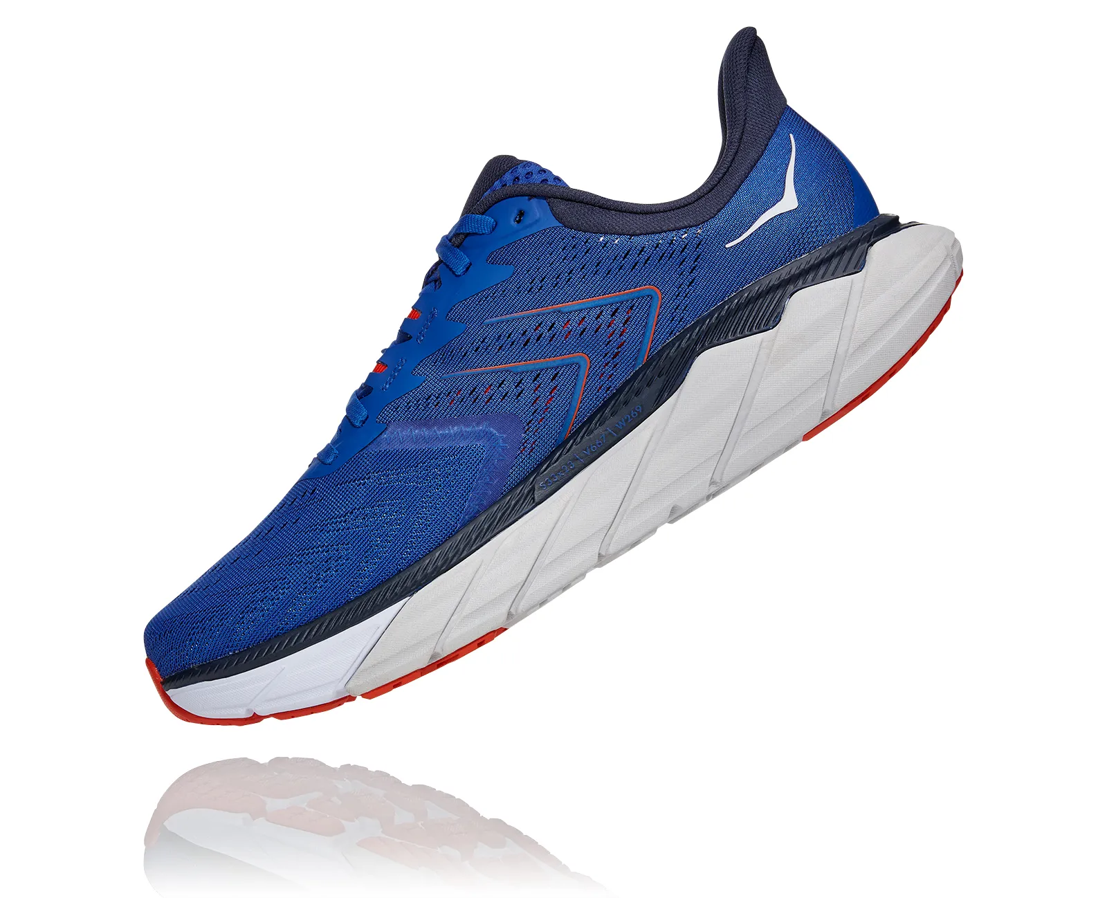 Hoka Mens Arahi 5 **Wide Width**- Blue/White