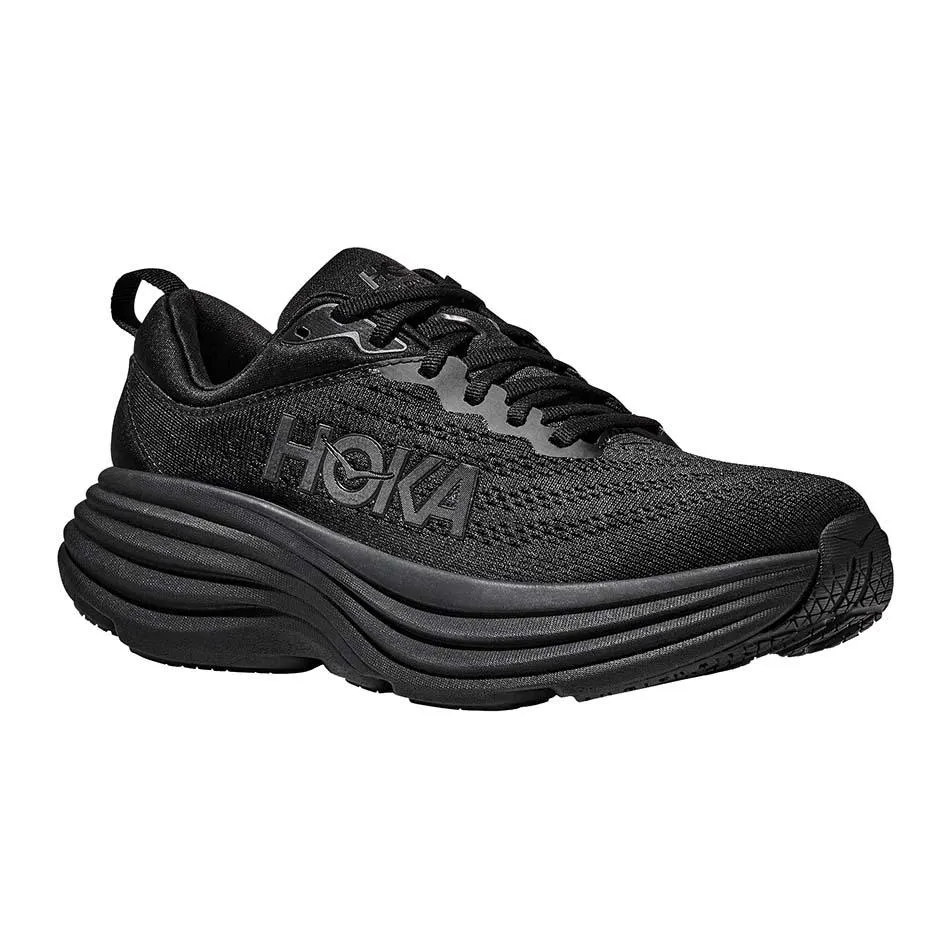 HOKA MEN'S BONDI 8 BLACK/BLACK (M)