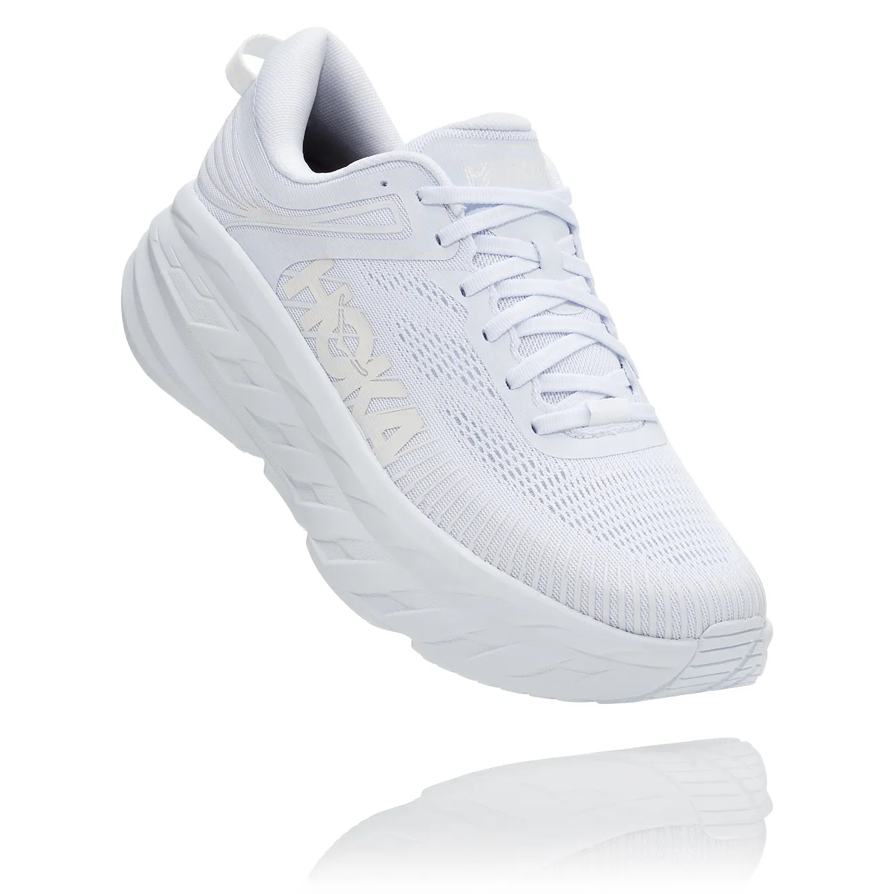 Hoka Men's Bondi 7 White/White | Buy Hoka Men's Bondi 7 White/White here | Outnorth