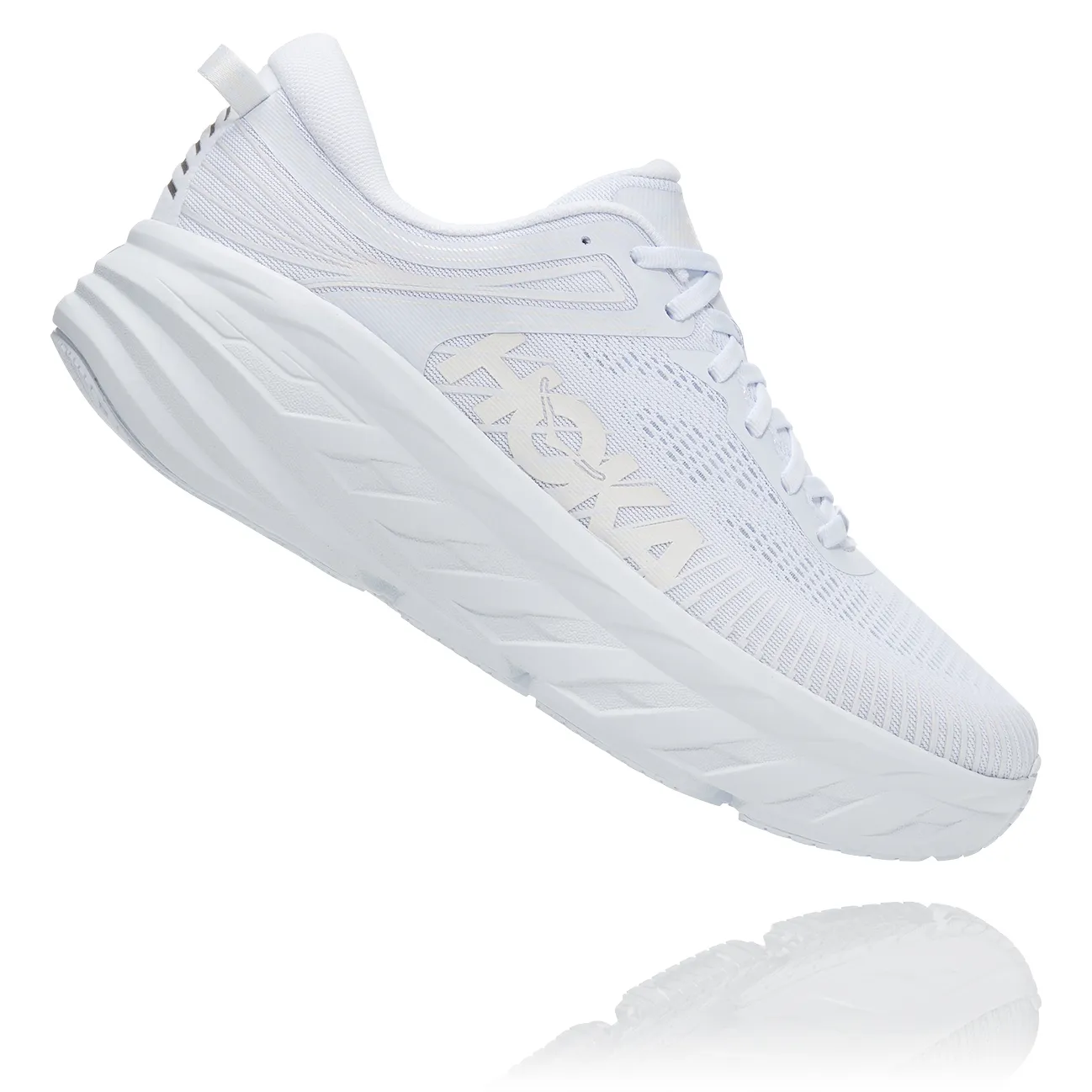 Hoka Men's Bondi 7 White/White | Buy Hoka Men's Bondi 7 White/White here | Outnorth