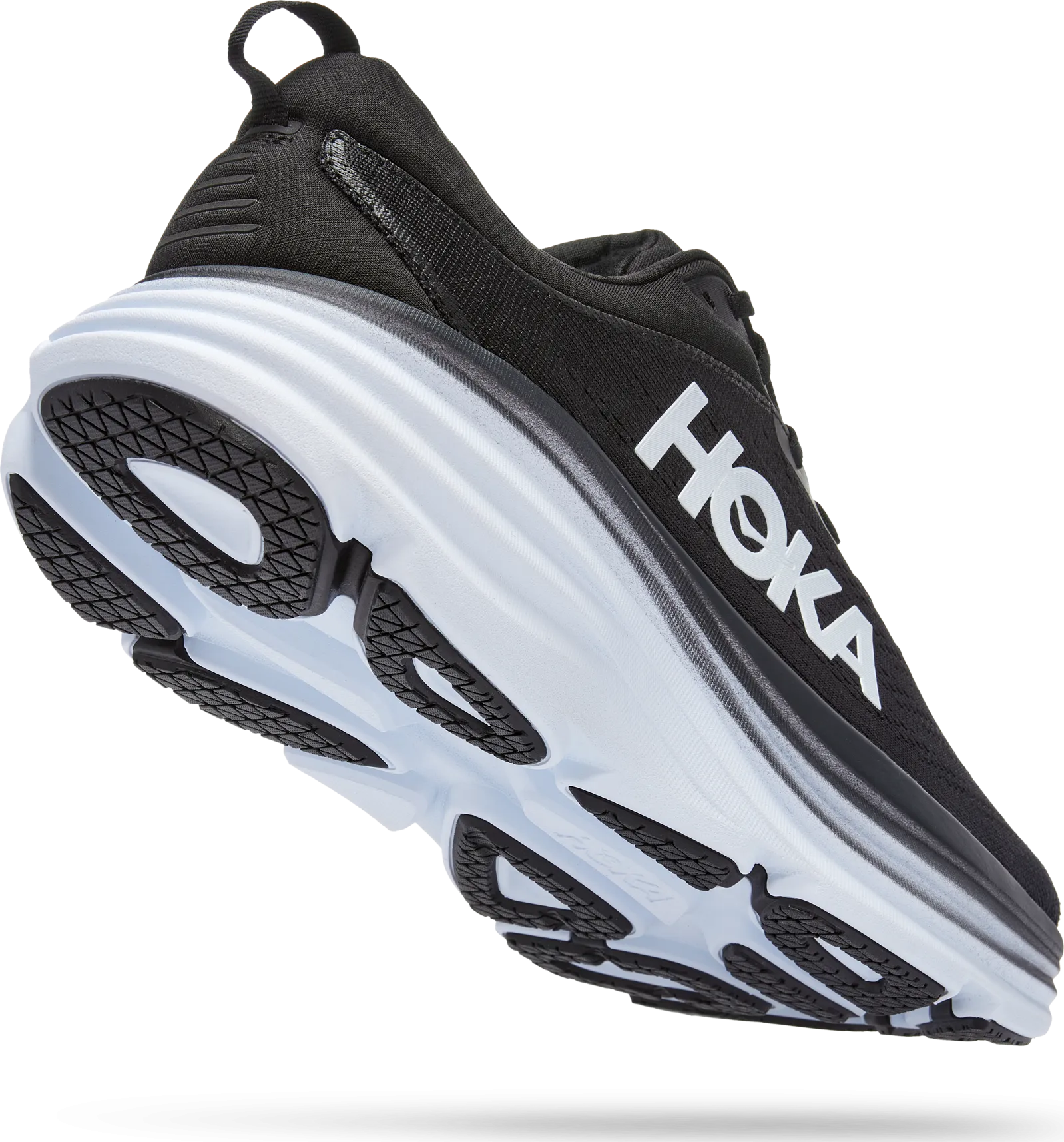 Hoka Men's Bondi 8 Black/White | Buy Hoka Men's Bondi 8 Black/White here | Outnorth