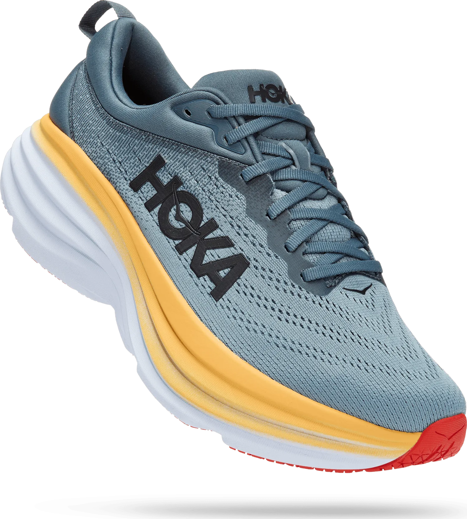 Hoka Men's Bondi 8 Goblin Blue/Mountain Spring | Buy Hoka Men's Bondi 8 Goblin Blue/Mountain Spring here | Outnorth