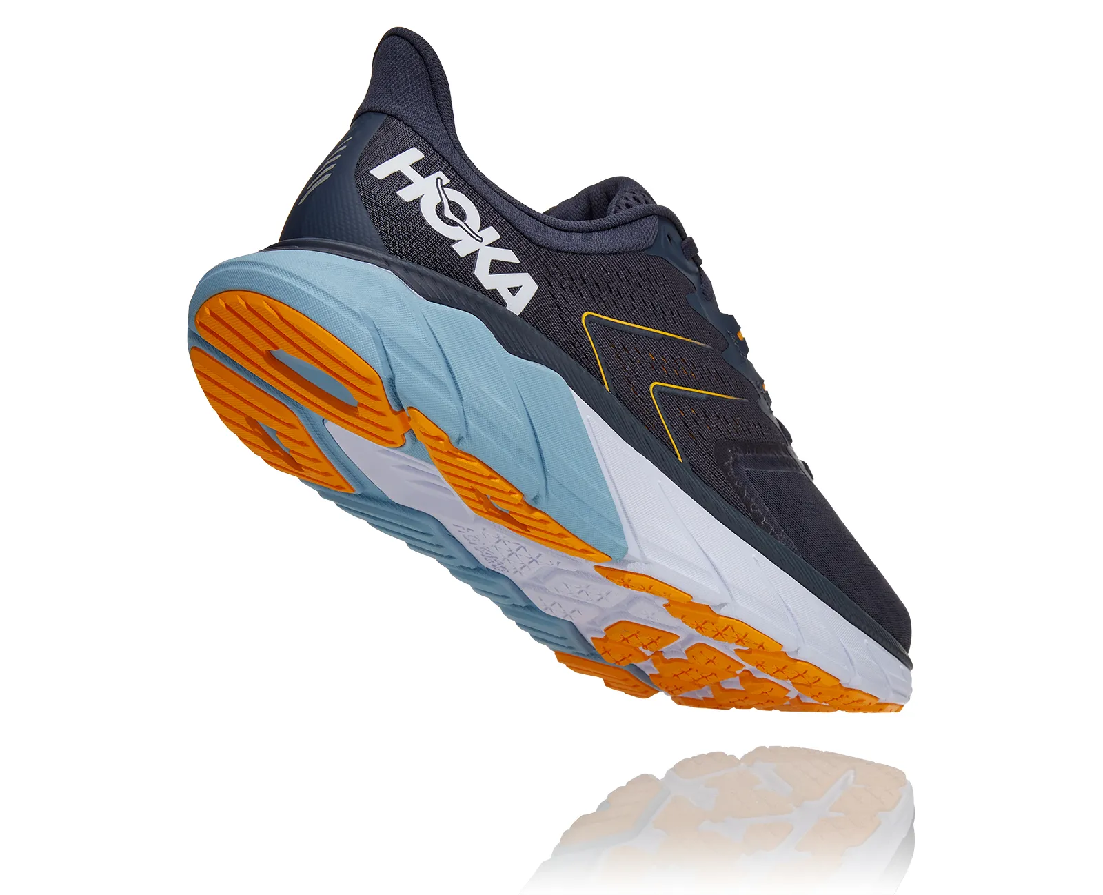 Hoka One One Mens Arahi 5 ** WIDE WIDTH**- Ombre Blue/Blue Fog