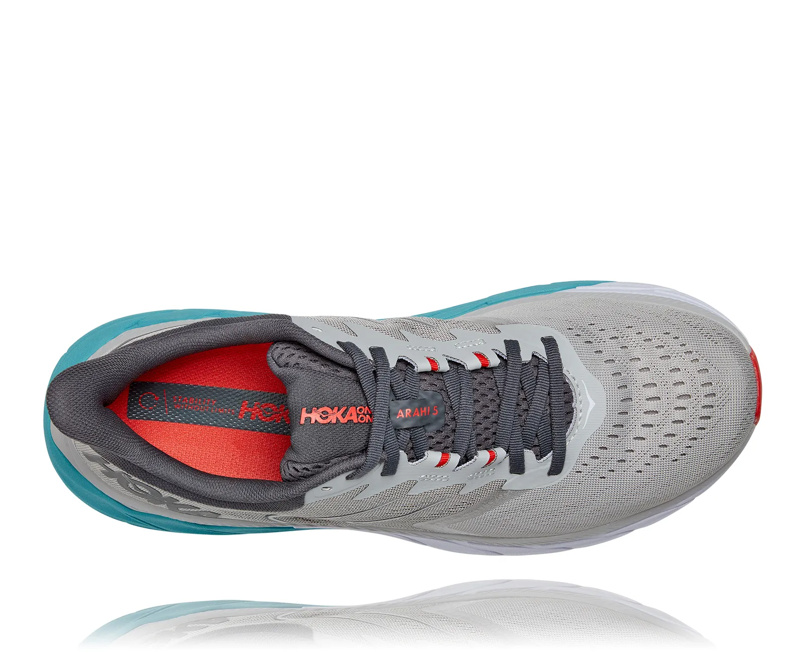 Hoka One One Mens Arahi 5- Harbor Mist/ Aquarelle