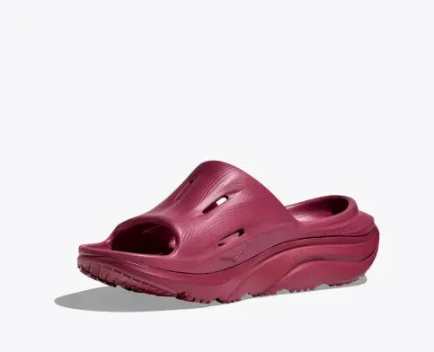 Hoka Ora Recovery Slide 3 Beet Root Unisex