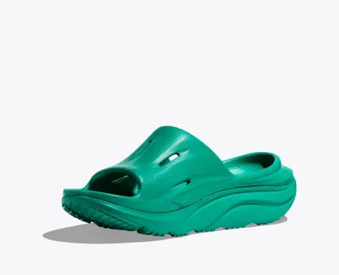 Hoka Ora Recovery Slide 3 Tech Green Unisex