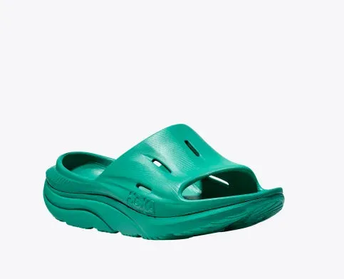 Hoka Ora Recovery Slide 3 Tech Green Unisex