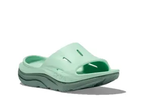 Hoka Ora Recovery Slide Mist Green Trellis Men's