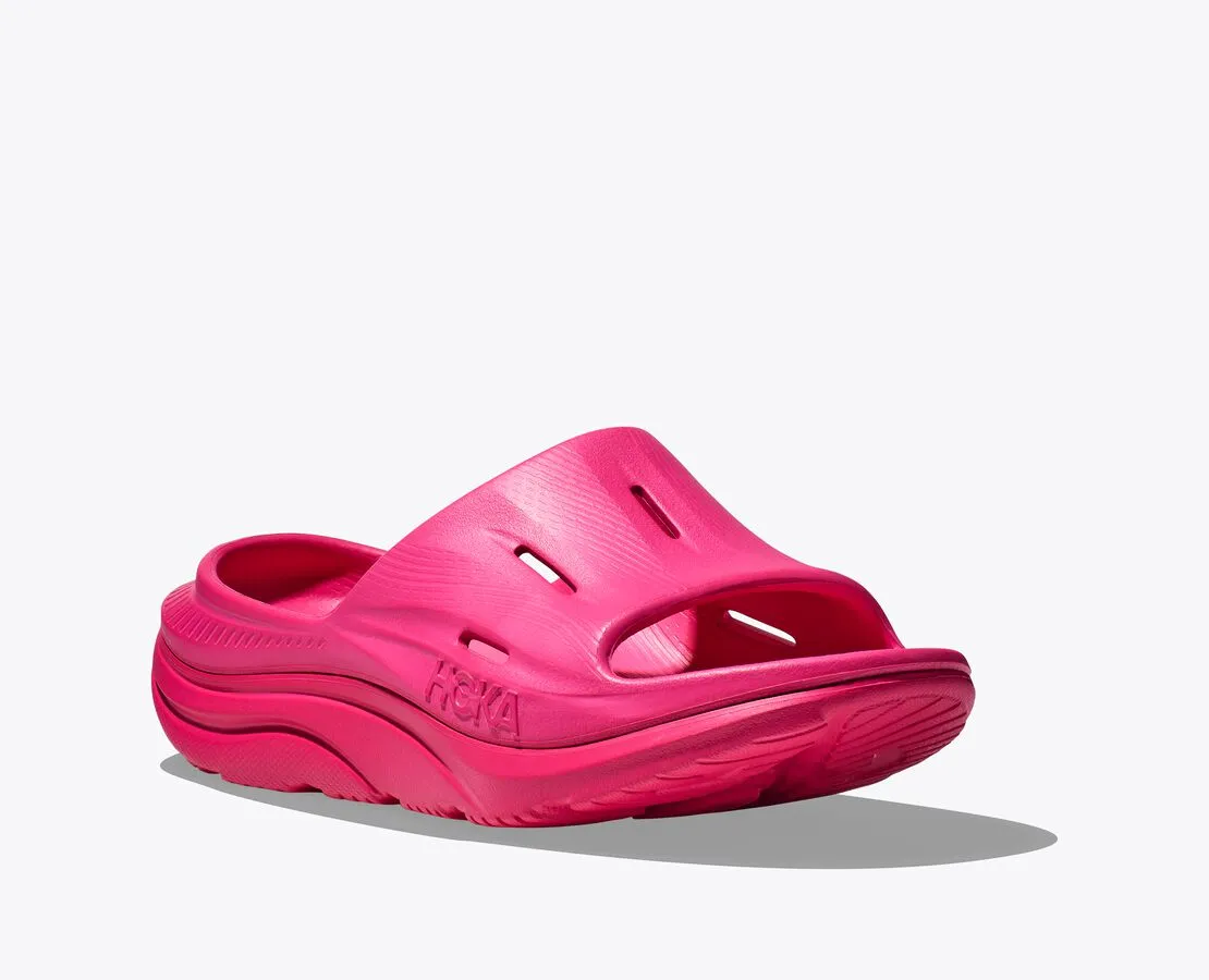 Hoka Ora Recovery Slide Pink Yarrow Unisex