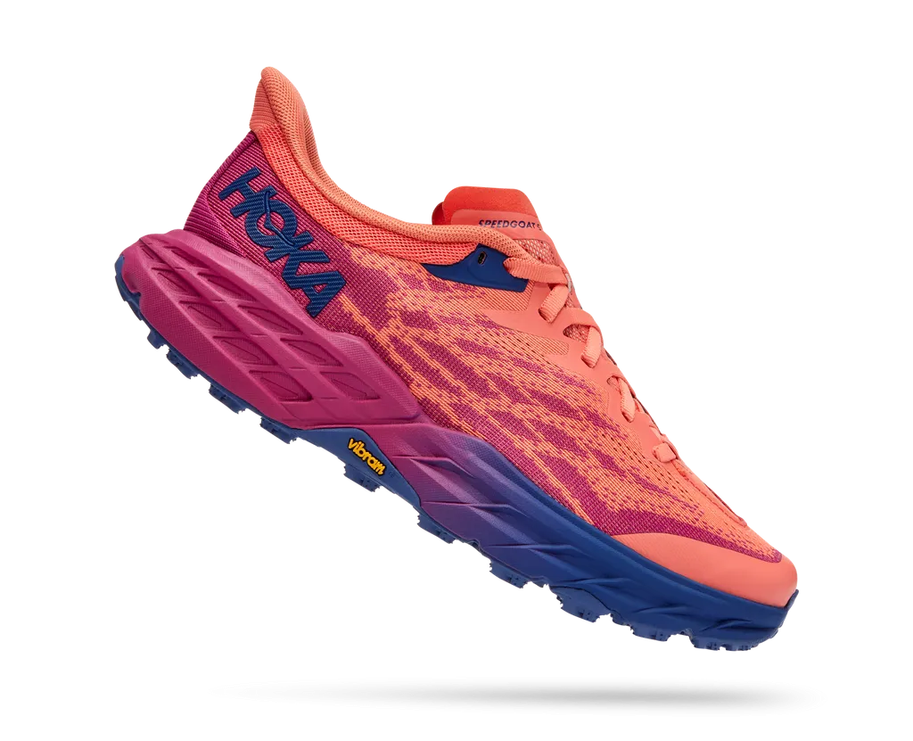 Hoka Speedgoat 5 Fucshia Camellia Wide Women's