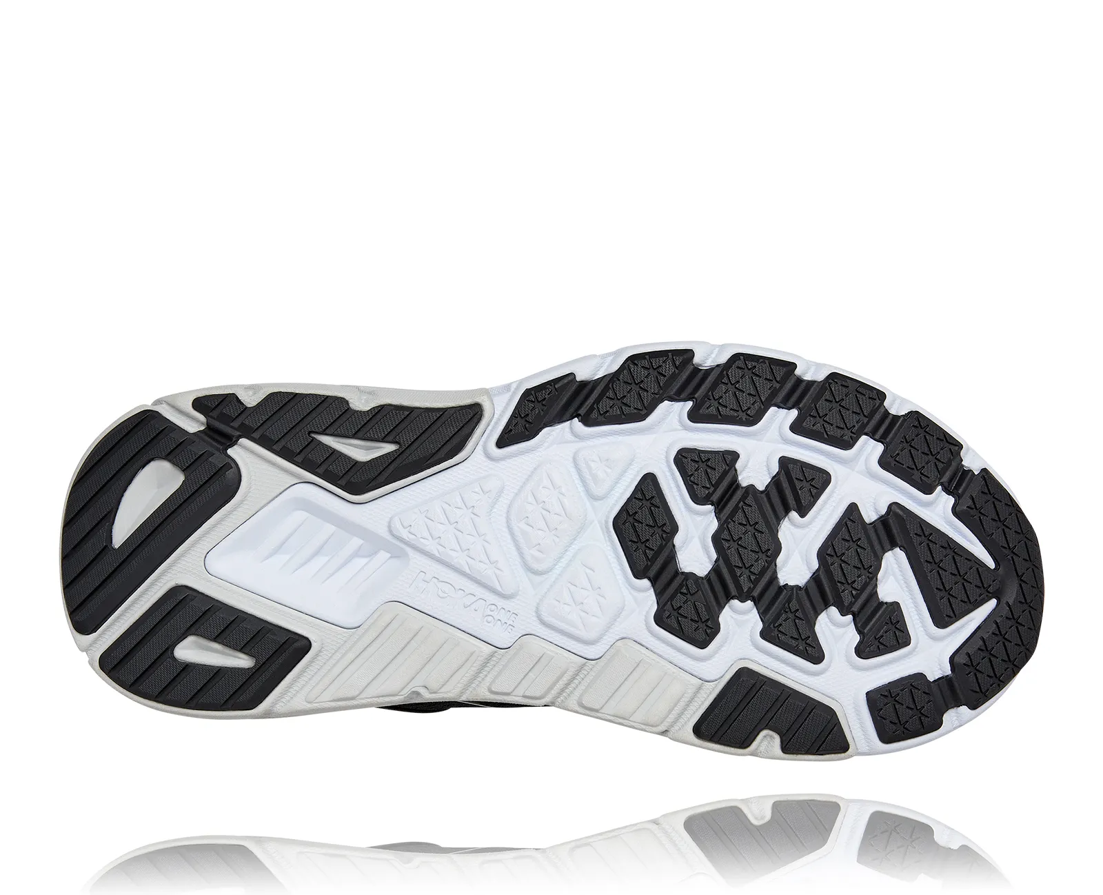 Hoka Womens Arahi 5 ** Wide Width**- Black/White