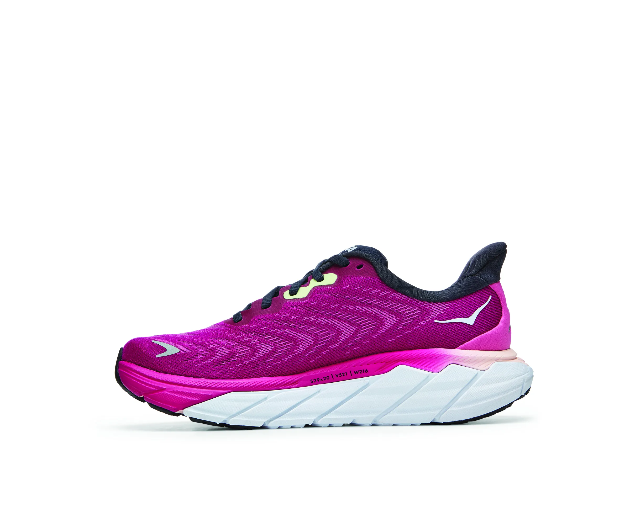 Hoka Womens Arahi 6 Stability Athletic Shoe- Festival Fuchsia