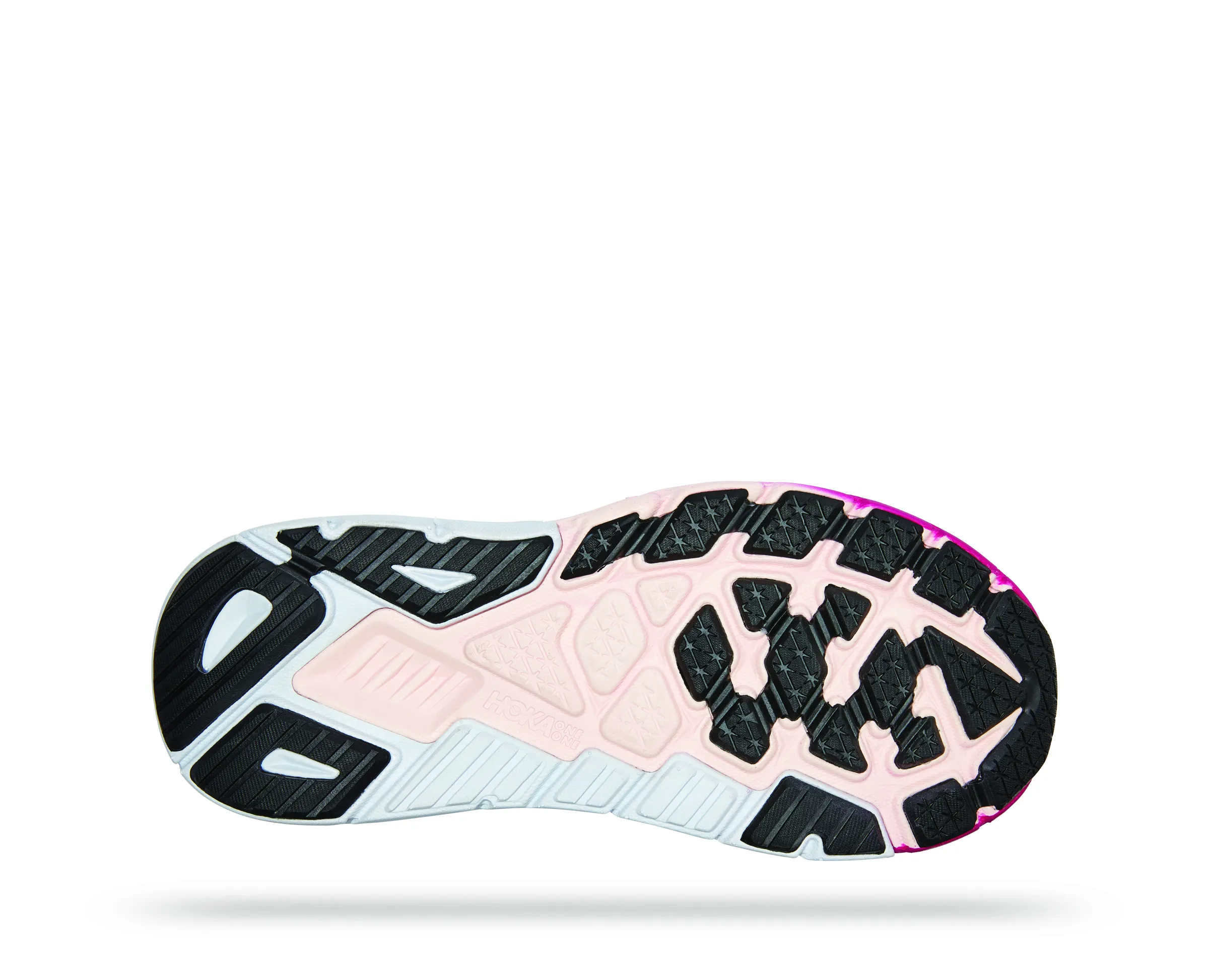 Hoka Womens Arahi 6 Stability Athletic Shoe- Festival Fuchsia