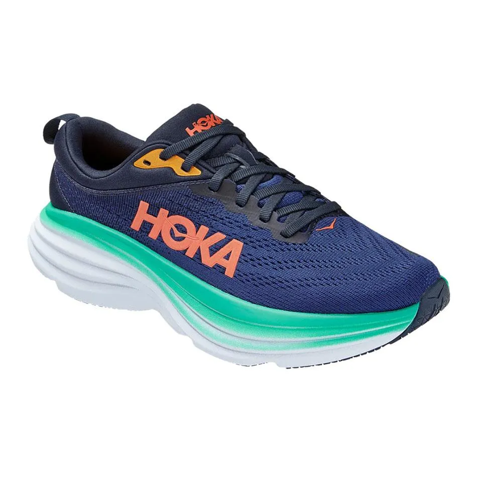 HOKA WOMEN'S BONDI 8 OUTER SPACE BLUE (WIDE)