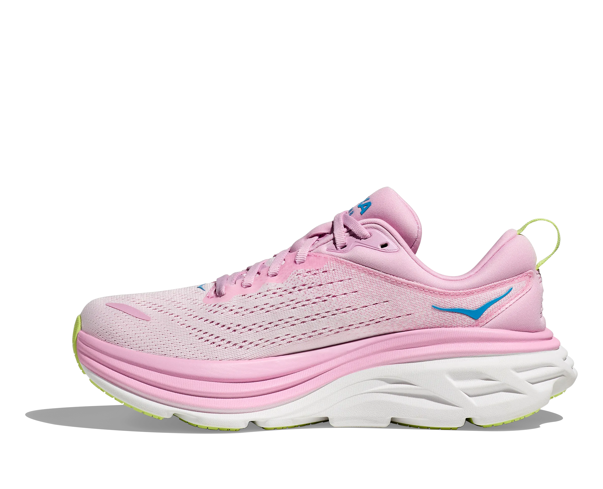 Hoka Women's Bondi 8 Wide Pink Twilight / Waterpark | Buy Hoka Women's Bondi 8 Wide Pink Twilight / Waterpark here | O