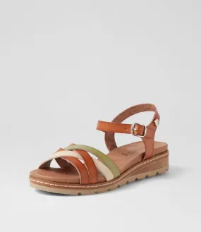 I LOVE BILLY Ranelli Taupe Multi Sandals