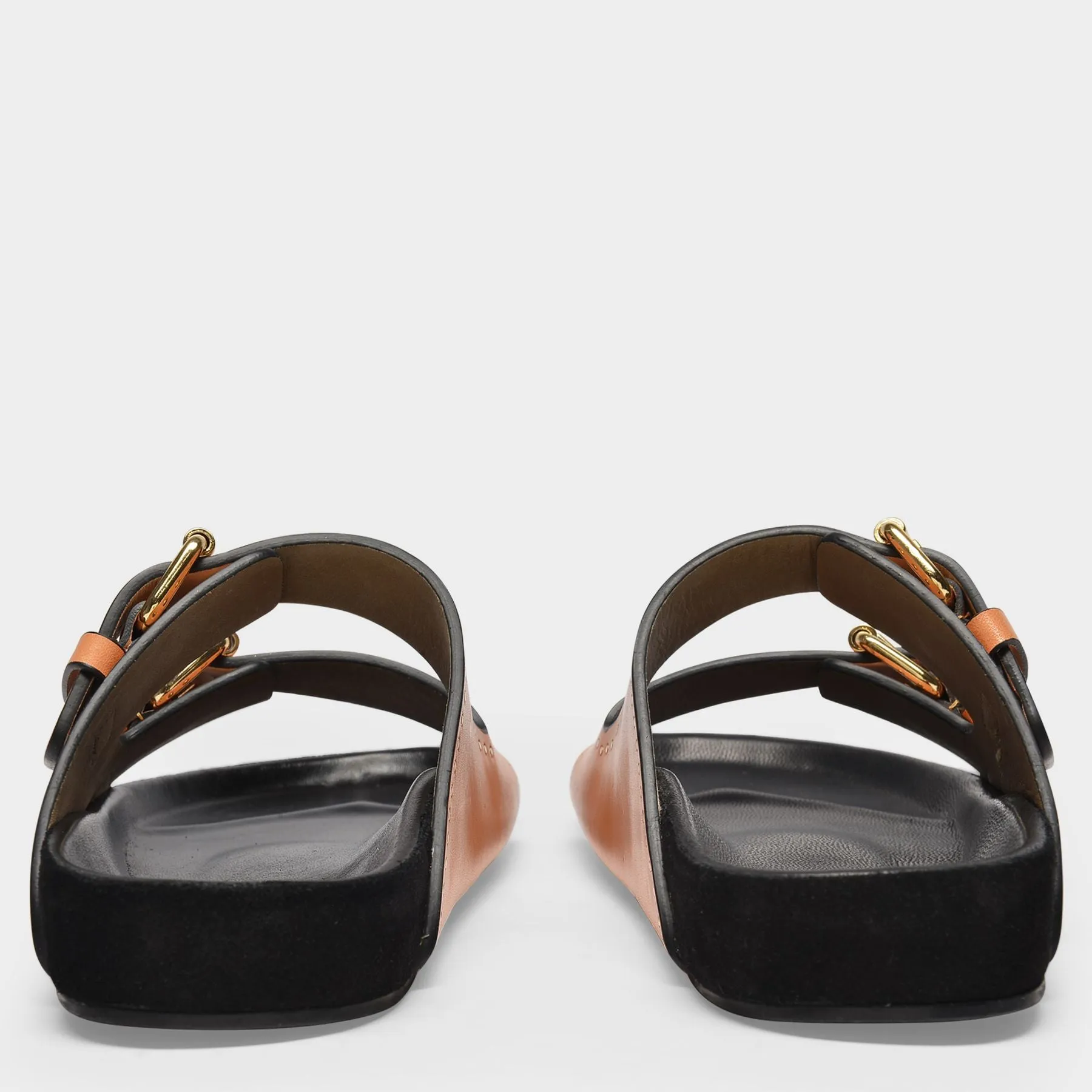 Isabel Marant  Lennyo Sandals in Brown Leather