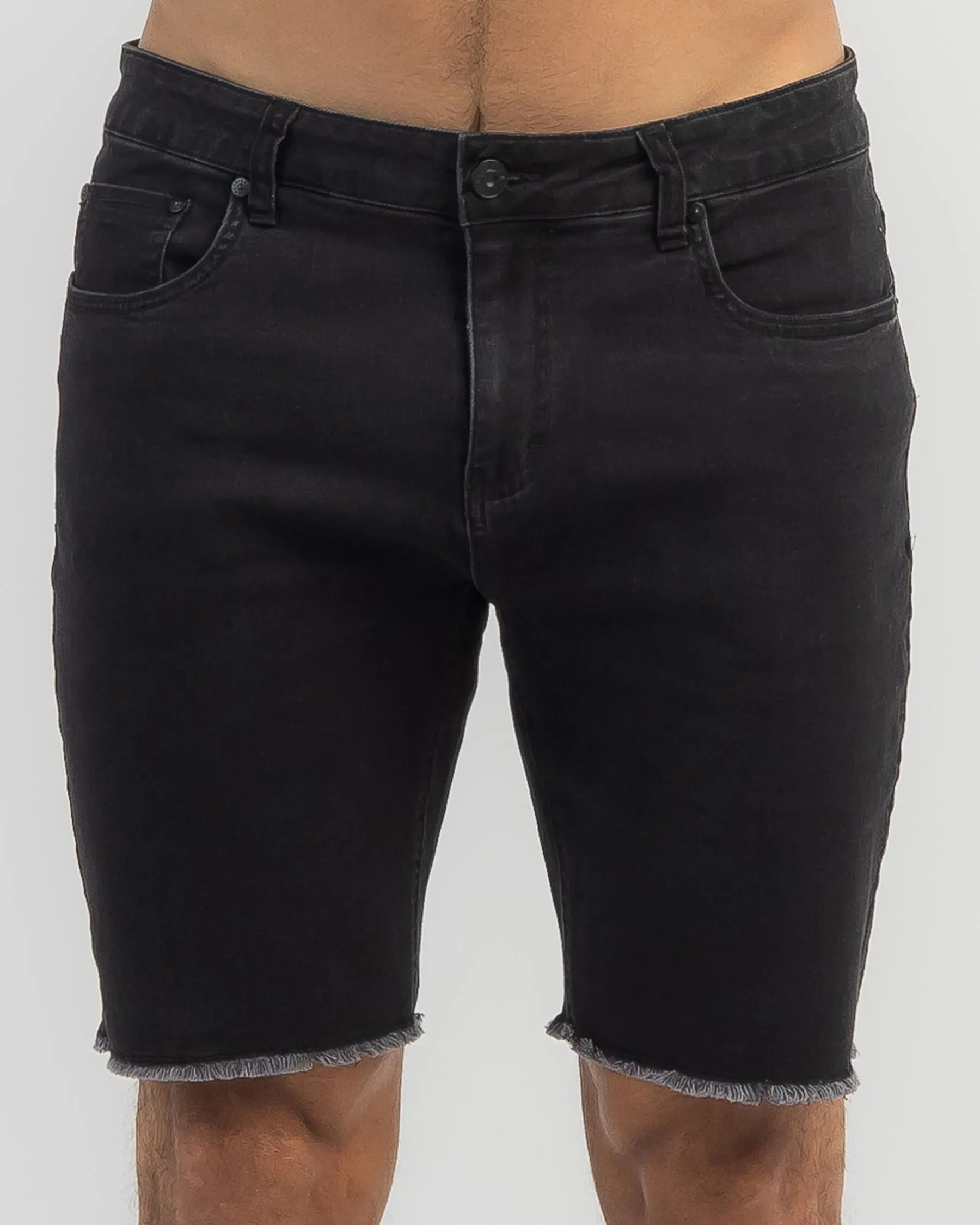 Lucid Phrase Denim Shorts