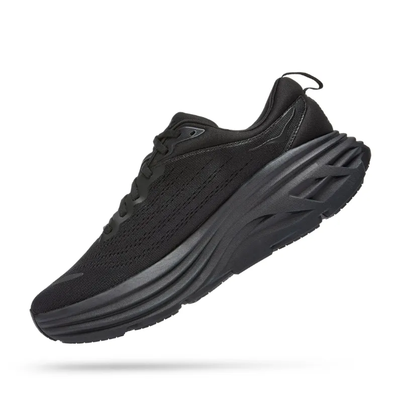 Men’s HOKA Bondi 8 – Black/Black (BBLC)