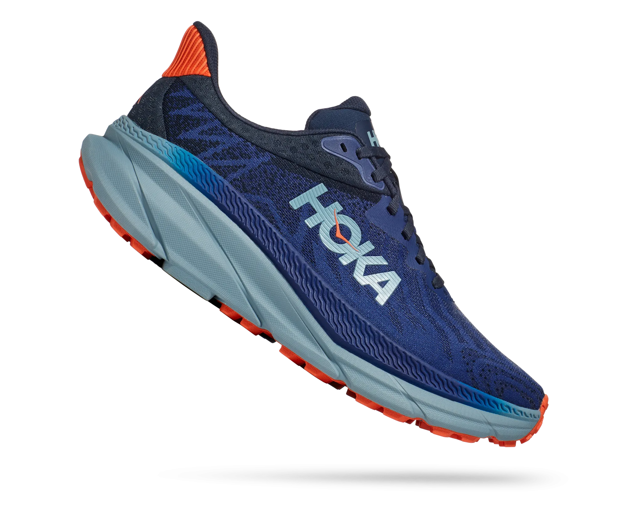 Men's Hoka Challenger 7 Color: Bellwether Blue/Stone Blue