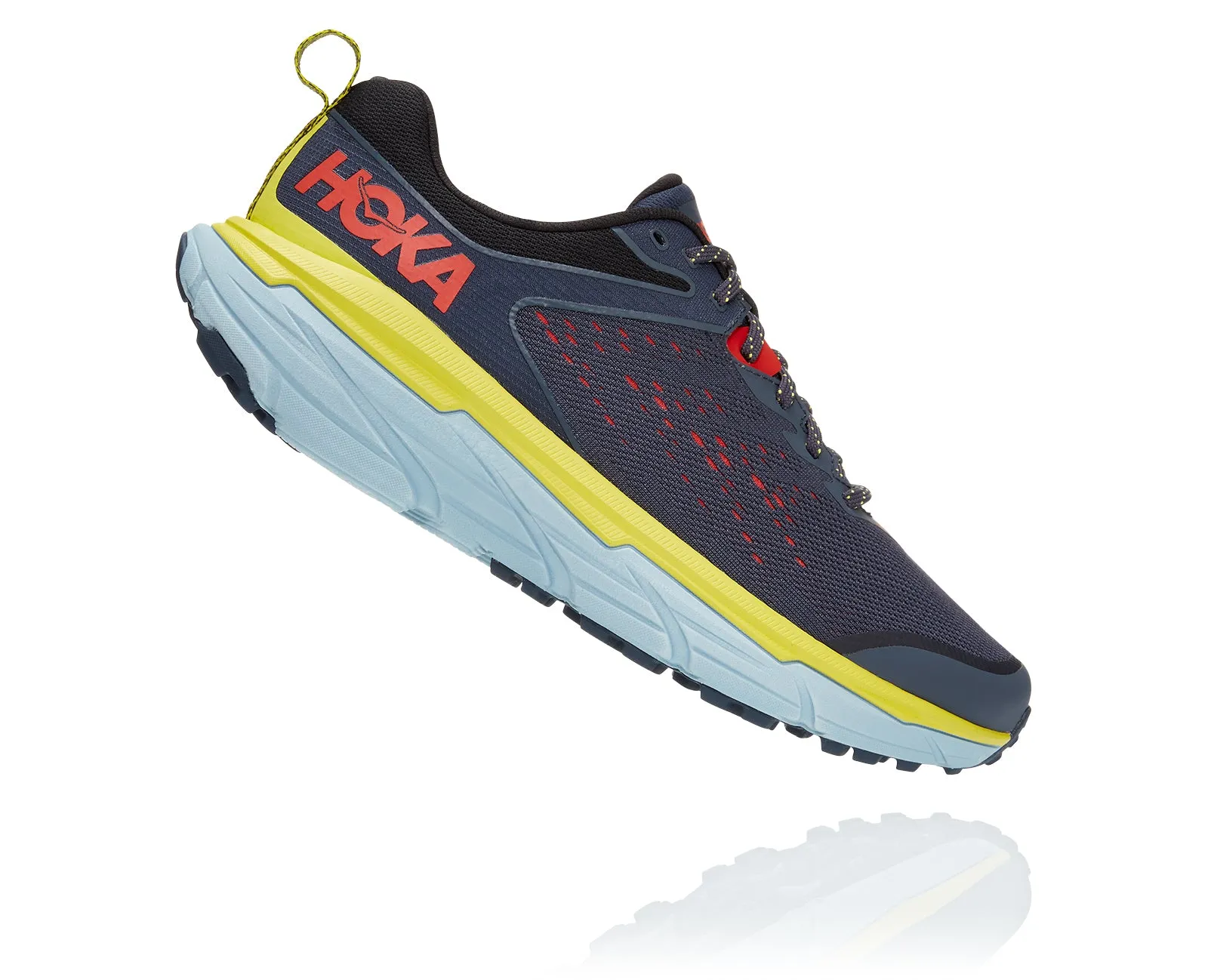 Men's Hoka Challenger ATR 6 Color: Ombre Blue / Green Sheen