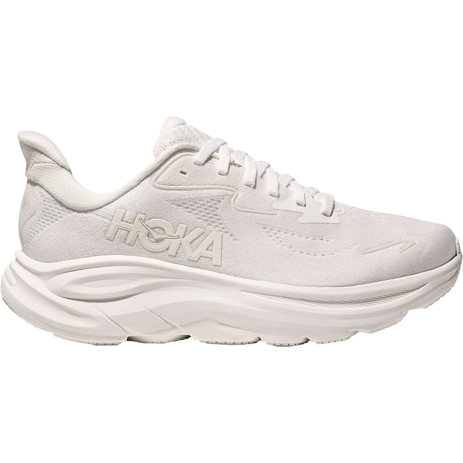 Men's Hoka Clifton 10 White/White Mesh