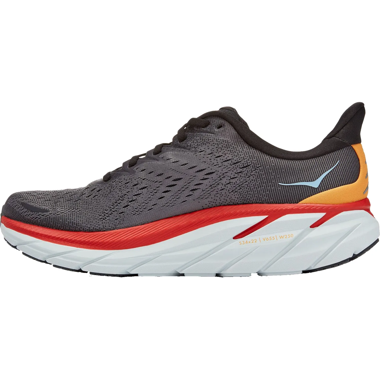 Men's Hoka Clifton 8 Anthracite/Castlerock Mesh