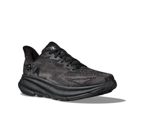 Men's Hoka Clifton 9 Color: Black/Black