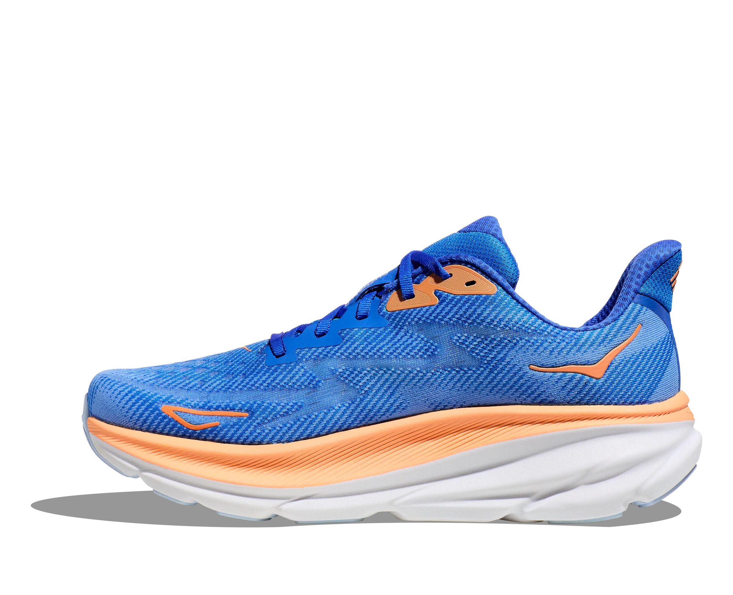 Men's Hoka Clifton 9 Color: Coastal Sky/All Aboard